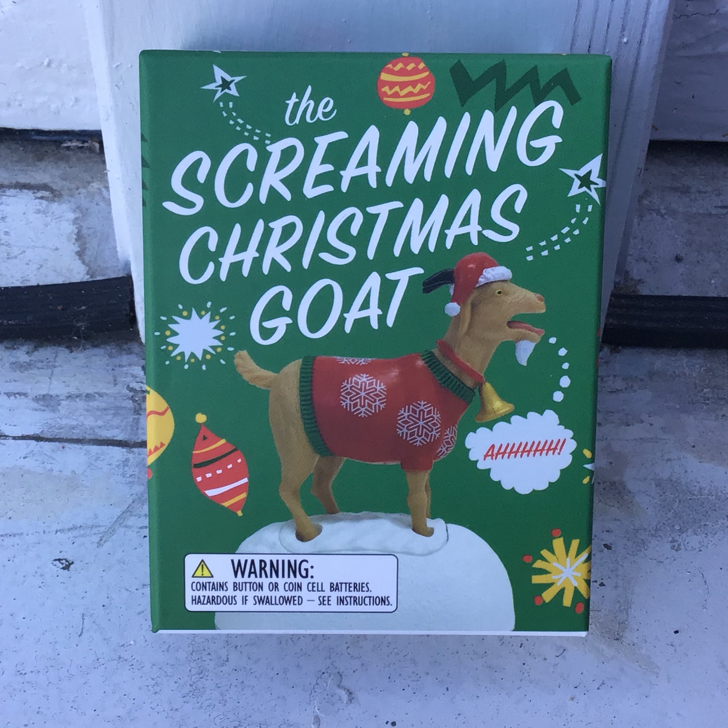 Screaming Christmas Goat