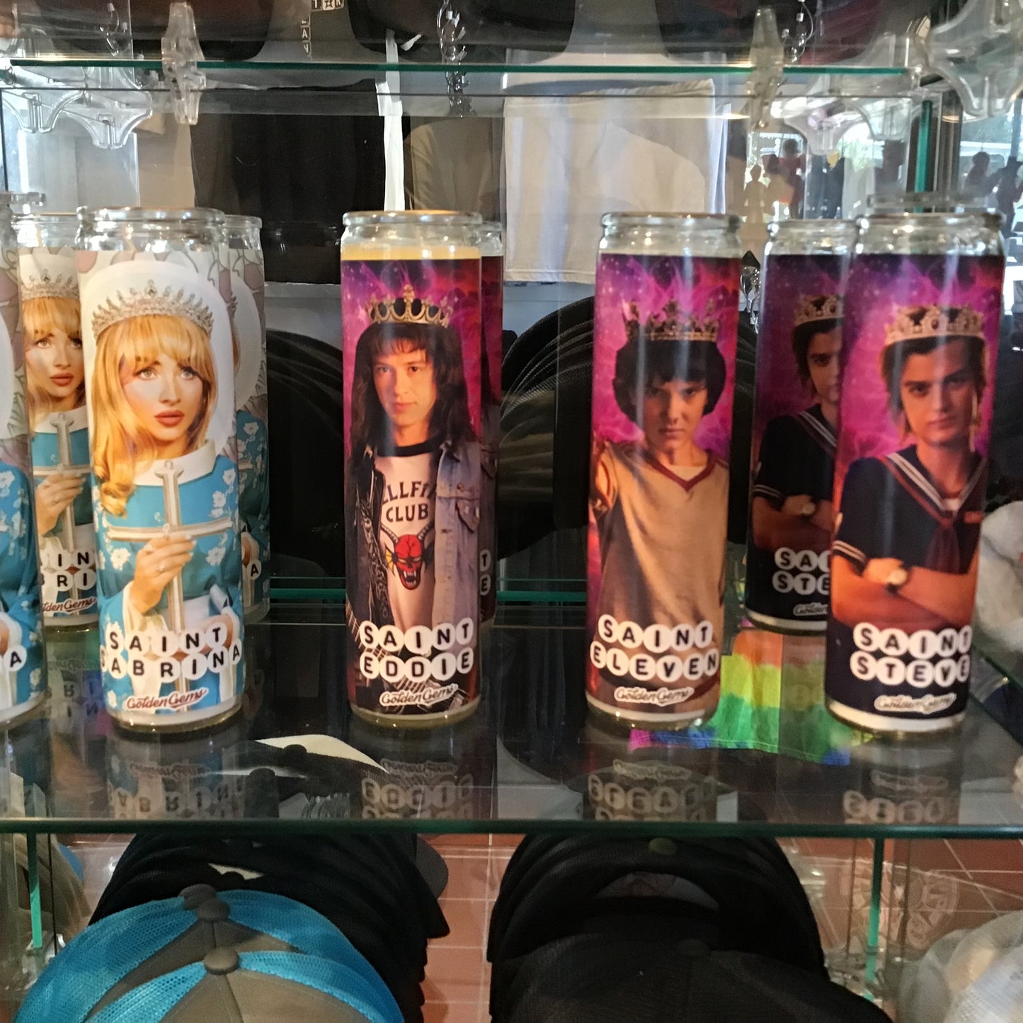 Celebrity prayer candles