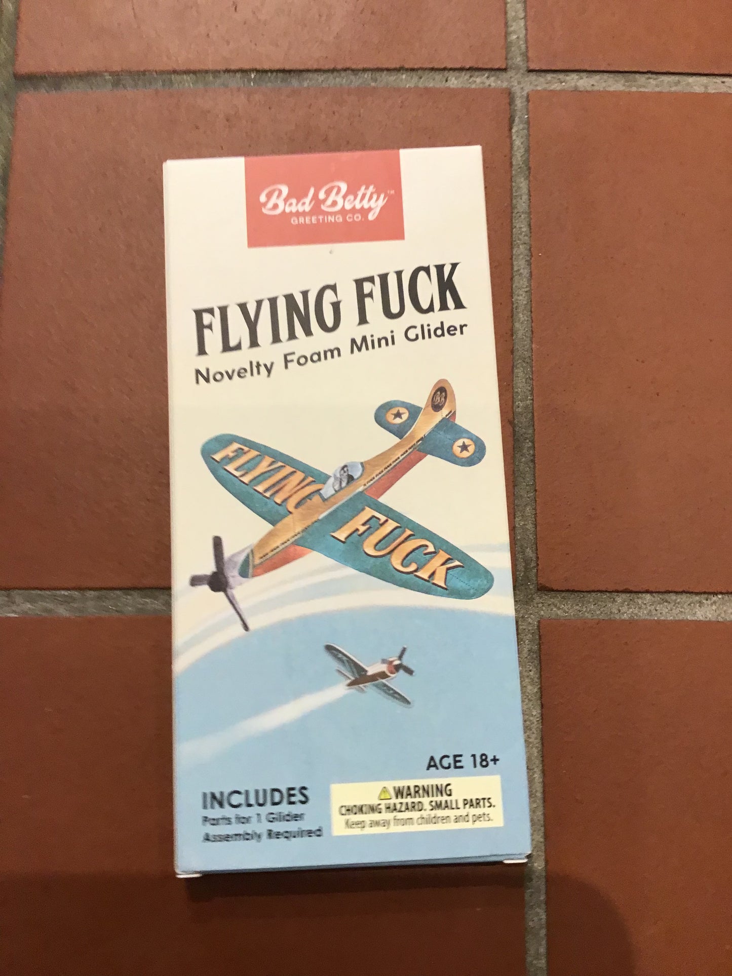 Flying Fuck Novelty Foam mini Glider