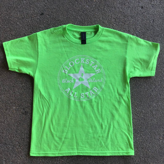 Youth Neon Green Blockverse T shirt