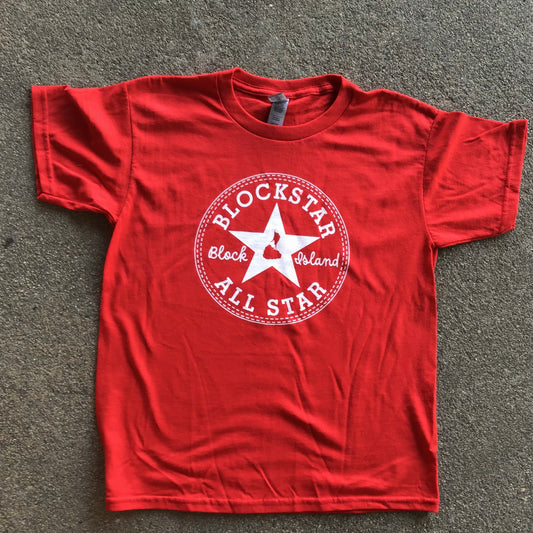 Youth Red Blockverse T shirt