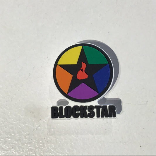 Rainbow Blockstar Jibbitz