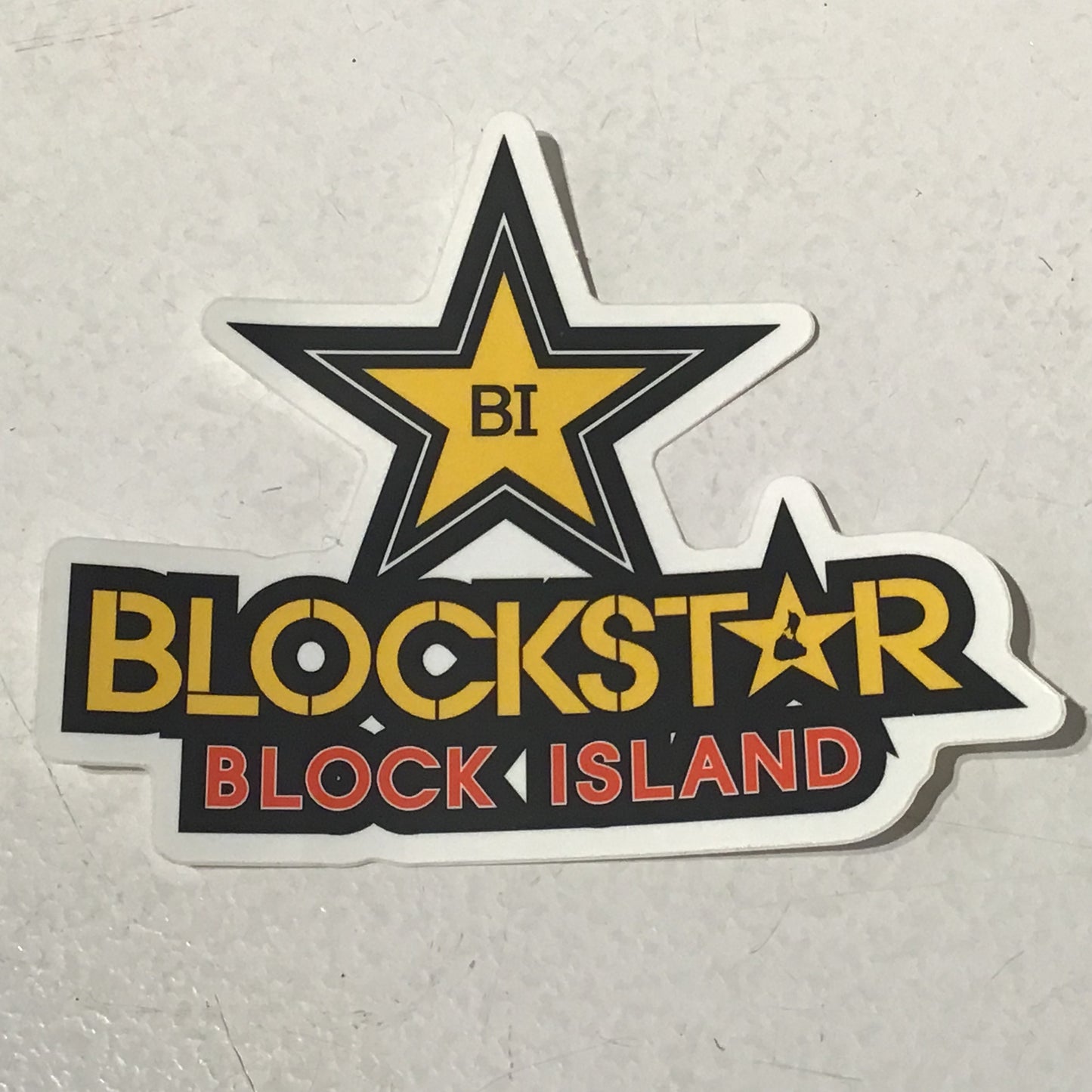 Blockstar sticker