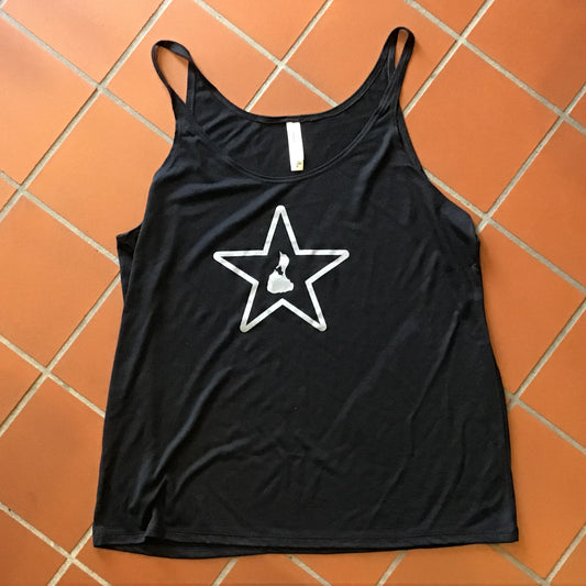 Ladies Simple Star Tank