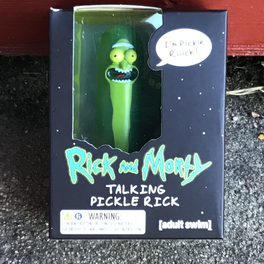 Rick and Morty talking Pickle Rick