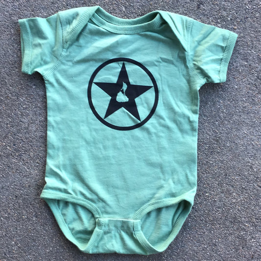 Sage Blockstar Onesie
