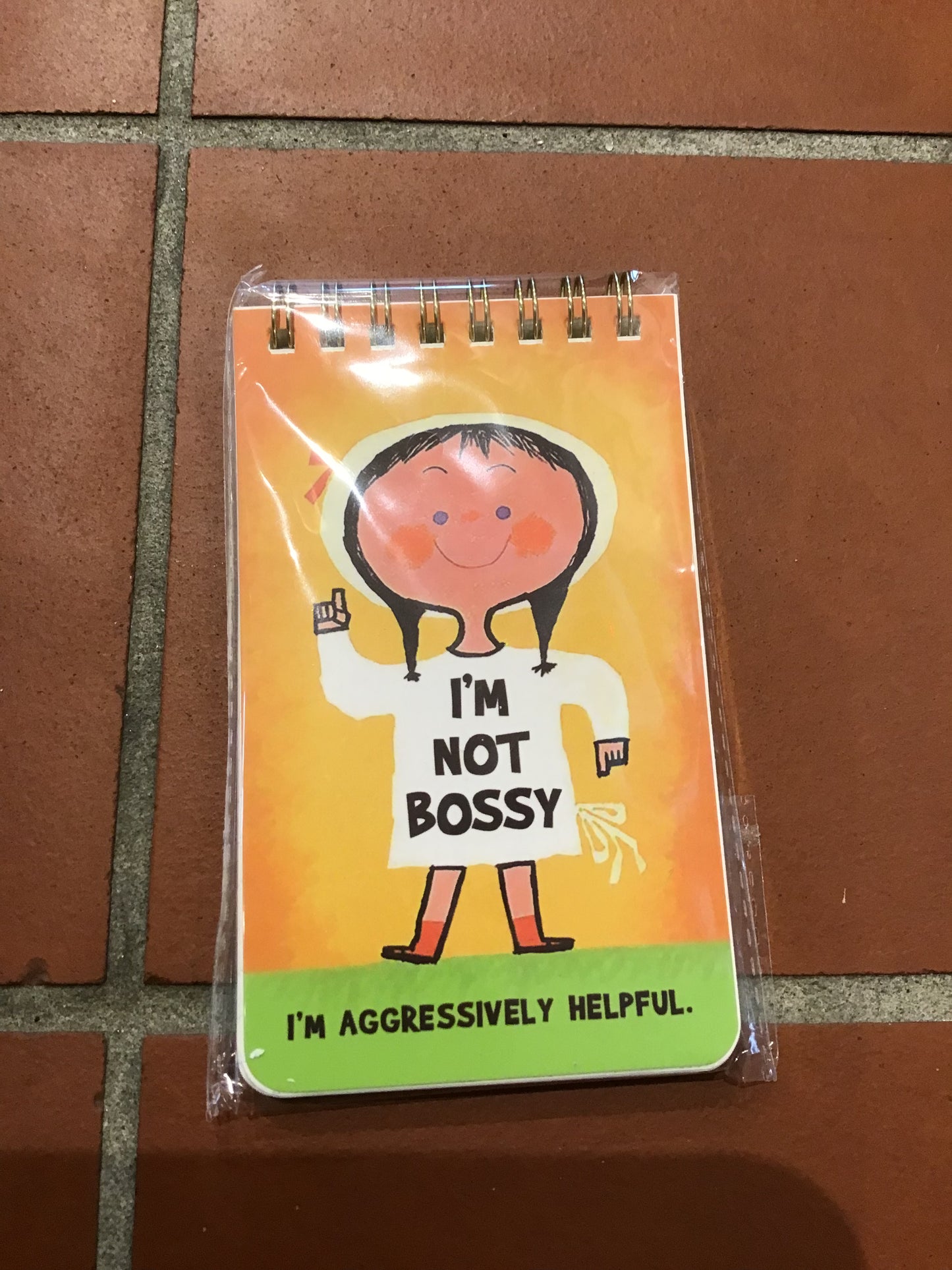 “I’m not Bossy. I’m aggressively helpful” Memo Notepad