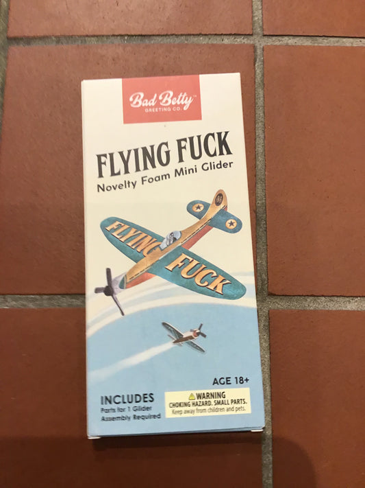 Flying Fuck Novelty Foam mini Glider
