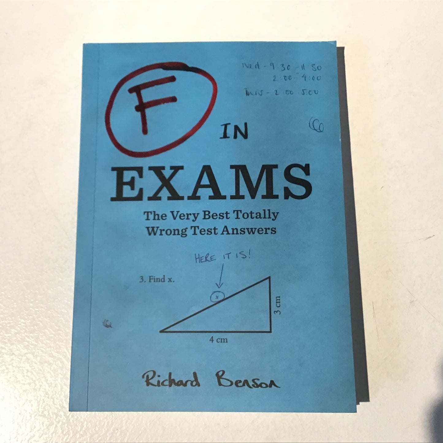 F In Exams Book