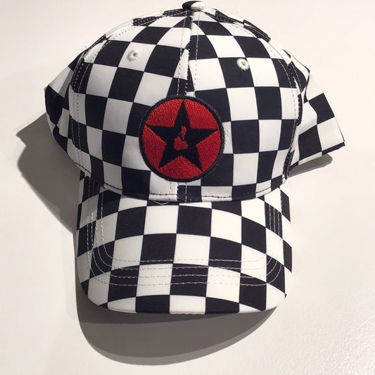 Checkerboard Blockstar Dad hat