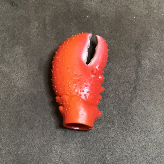 Lobster claw finger puppet