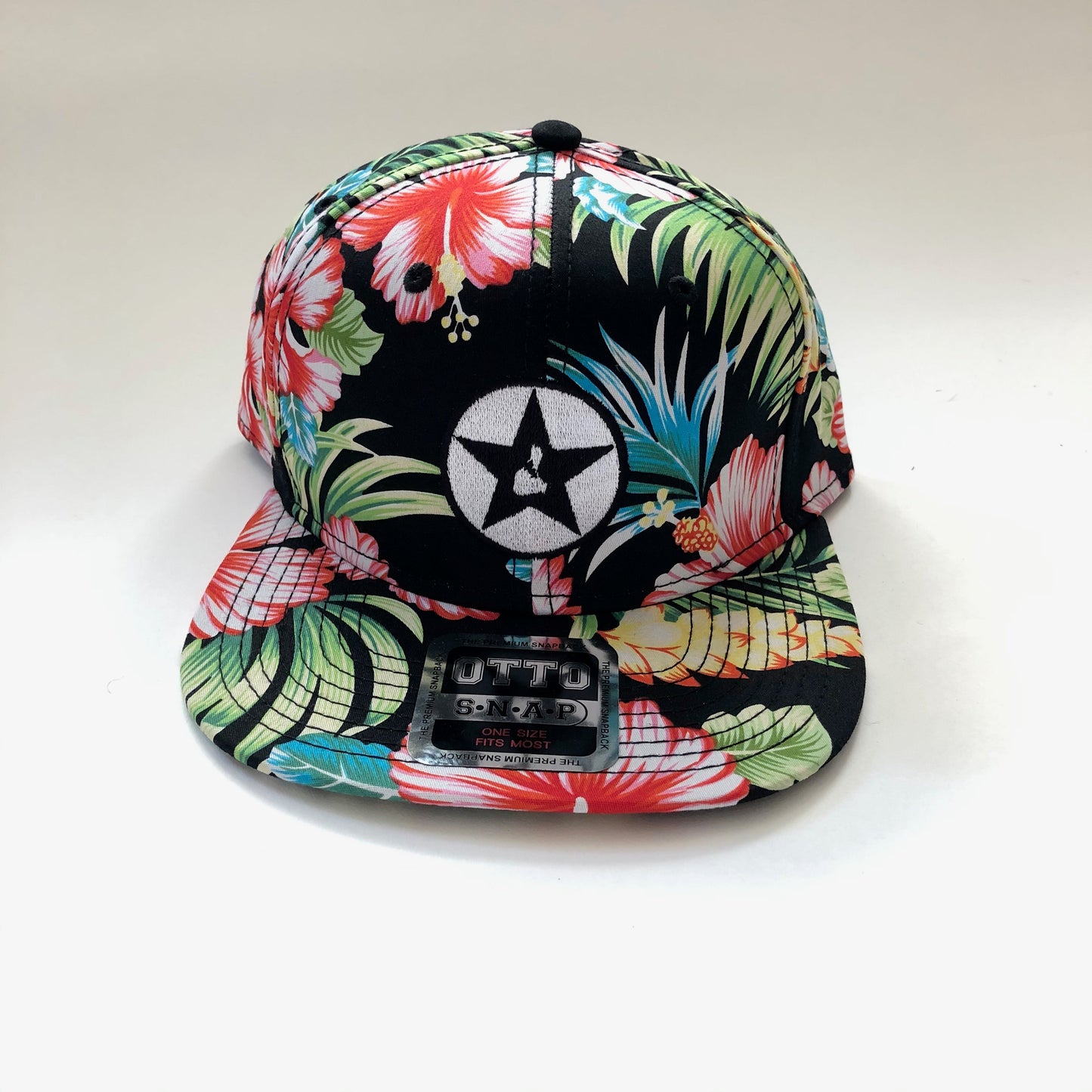 Floral Blockstar Baseball Cap