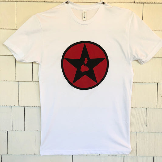 Men's "Classic" White with Red and Black T-Shirt