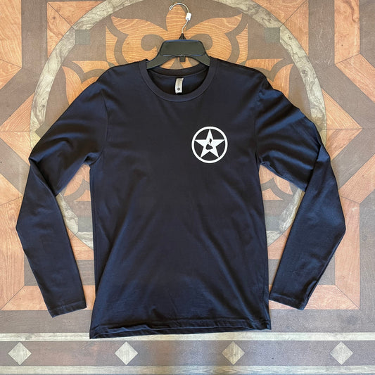 Long Sleeved Black Fisherman Shirt