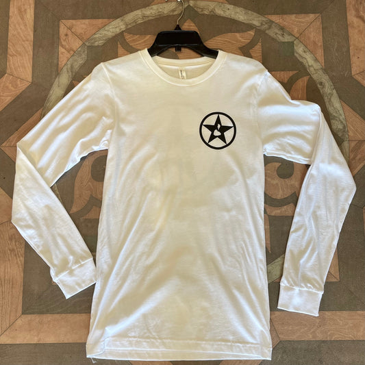 Long Sleeved White Fisherman Shirt