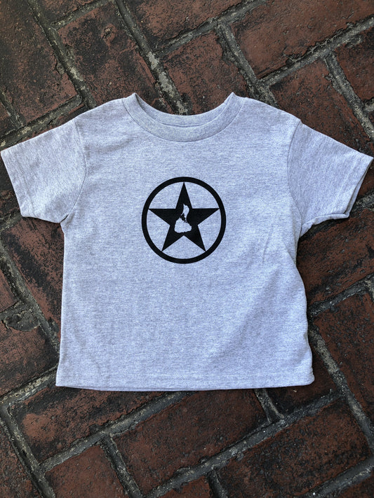 Youth Grey Blockstar T-Shirt